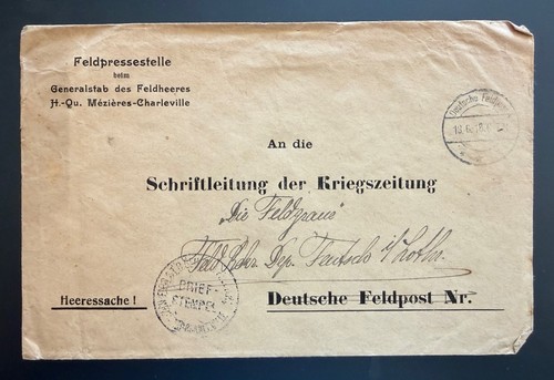 Frankreich 6 1918 - 👉, 13.6.1918