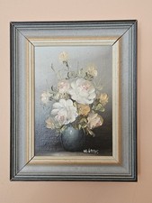 Ölgemälde Blumenstillleben