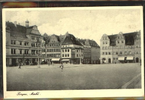 Torgau markt 1942 - torgau, x