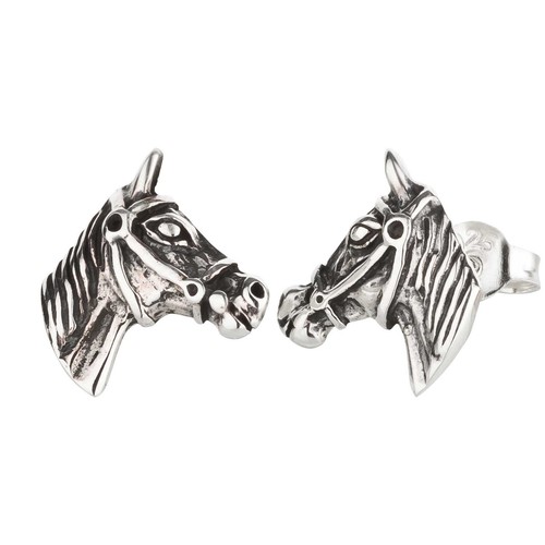 Ohrringe pferd 925 silber - ohrringe,