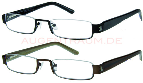 Lesebrille aus metall - aus,