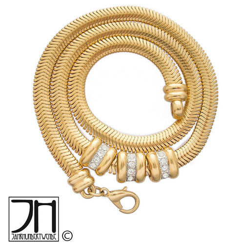Vintage collier schlangen - vintage,