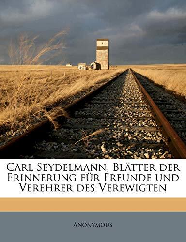 Anonymous carl seydelmann - -,