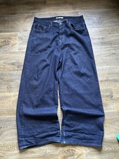 Baggy Indigo Raw Denim Jeans