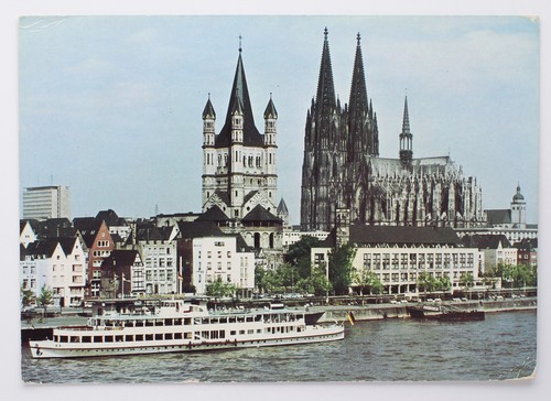 Postkarte köln am rhein - -,
