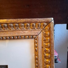 Rahmen Louis XVI geschnitzt vergoldet 18. Jh. (Rococco) 81 x 60 nur Rahmen