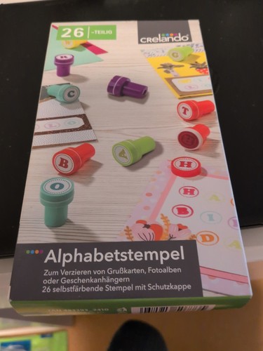 Crelando alphabetstempel set - crelando, alphabetstempel-set