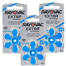18 Rayovac Extra Fortgeschrittene Größe 675 Mf PR44 Hör Aid batteries 1.45V Zink