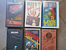 VHS Sammlung Videokassetten Konzertvideos Live Kiss, Judas Priest, AC/DC, Onkelz