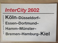 Zuglaufschild IC InterCity