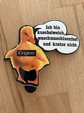 Werbe-Aufkleber ergee Ente