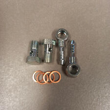 Hohlschrauben M8 x 1 Ringschlauchnippel DN 3 Kupferdichtringe