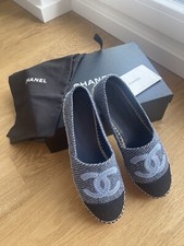 Chanel Espadrilles Tweet Blau