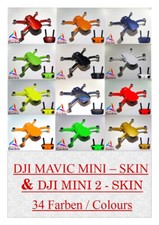 DJI MAVIC MINI oder/or DJI MINI 2 - SKIN- 32 Farben-Colours + Designs / Decal
