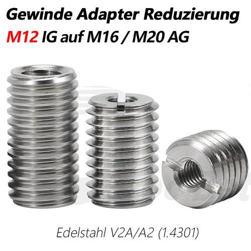 M12 gewinde adapter - m12,