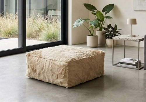 Kuhfell pouf x 30 cm - 30,
