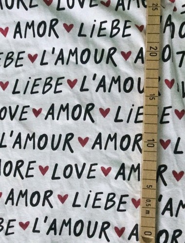Stoff bio jersey liebe amore - jersey,