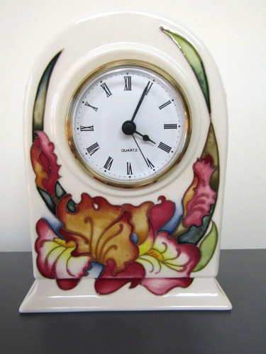 Moorcroft uhr iris design - uhr, im