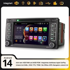 Acht-Kern Android 14 Autoradio