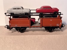 MÄRKLIN 315/4, Autotransporter mit 4 PKWs Ford 12m Weltkugel