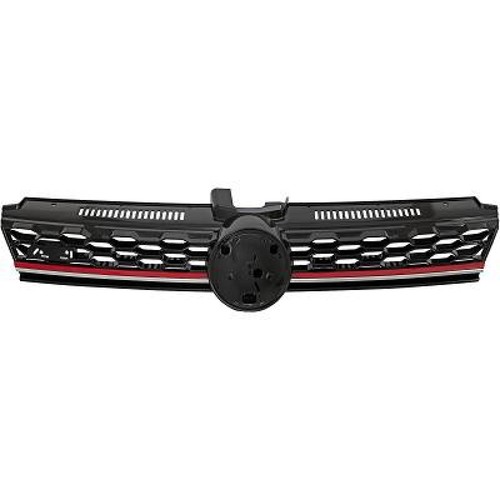 Kühlergrill schwarz rot - kühlergrill, schwarz/rot