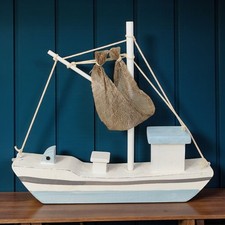 Kutter dekoboot aus holz - dekoboot,