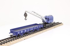 Märklin 4611 H0 Kranwagen Krupp Ardelt der DB 3-achsig incl. Kranschutzwagen