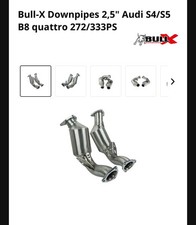 !!Neu!! Bull-X Downpipe 200 Zellen Kat   AA Audi S4/S5/A4/A5 2.7/3.0 TFSI