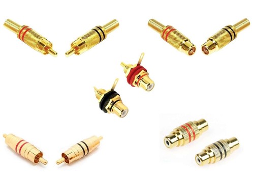 Cinch audio stecker buchse - cinch,