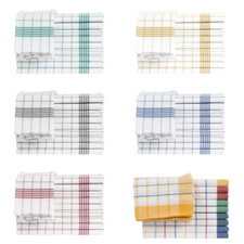 Geschirrtücher Set im 10er Pack Baumwolle oder Halbleinen 50x70 cm Küchentücher