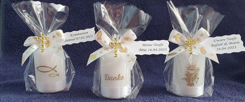 Kerze danke gastgeschenke - danke,