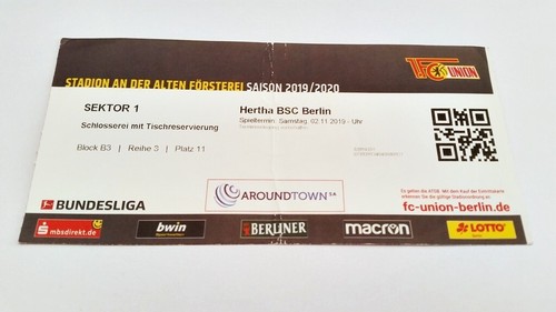 Used ticket union - berlin,