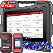 LAUNCH X431 V+ 5.0& SmartLink C HD KFZ Diagnosegerät Scanner 12V PKW 24V LKW