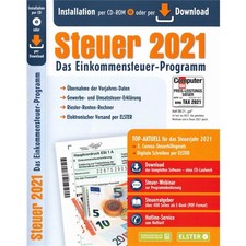 Aldi Steuerprogramm Einkommensteuer 2021 CD Software für Steuererklärung 2021