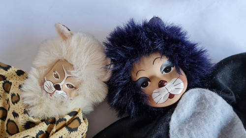 Gilde puppen porzellan clown - gilde,