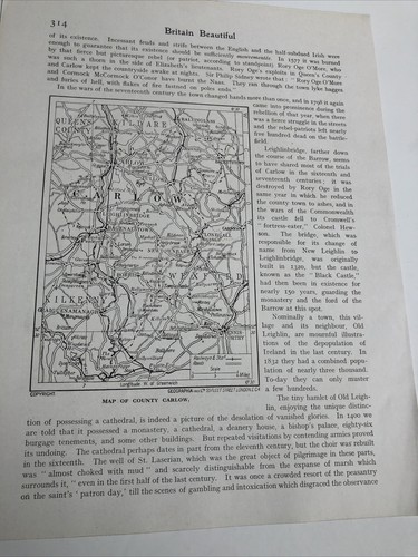 1923 karte von carlow - 1923:,
