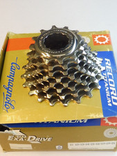 Campagnolo Record 8 Gang 12/21 Titan Kassetten Kettenrad Set - Neu aus altem Lagerbestand