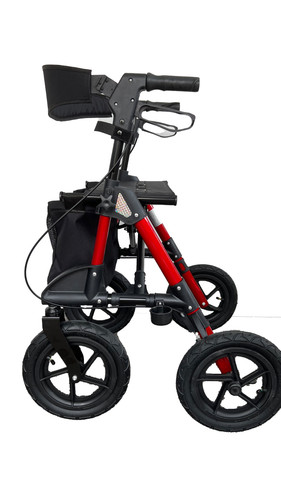 Neu aluminium outdoor rollator - aluminium,