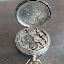 Antike Goliath Taschenuhr  8 DAYS , DOXA , 65 mm ,237 Gramm, läuft