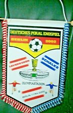 Wimpel Leverkusen - Schalke DFB-Pokal-Endspiel 11.Mai 2002 Berlin Fussball