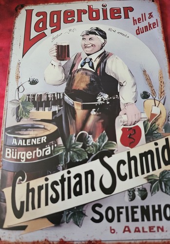 Blechschild lager bier 2 - lager,