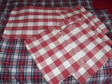 6x LIVARNO Tischset,Rot Weiß kariert,54x36 cm,Groß,Weihnachten,Top Zustand
