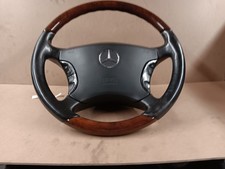 Mercedes-Benz W220/W215 Lenkrad Holzlenkrad Wurzelholz Leder schwarz ORIGINAL