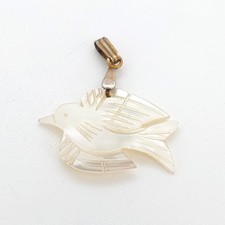 Vintage Perlmutt Taube