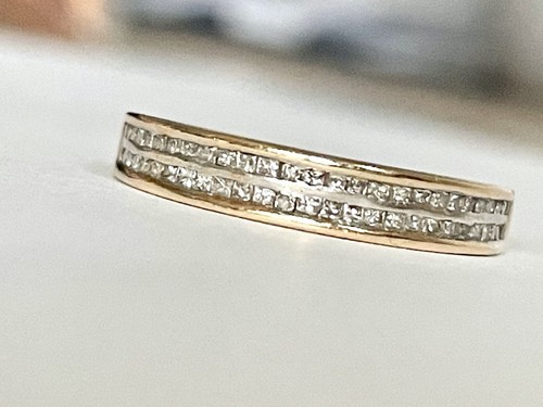 Halbmemory ring mit - mit, 0,39ct