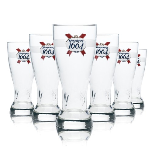 Kronenbourg 1664 bier - kronenbourg, glas