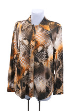 Damen Bluse Shirt Animal Print