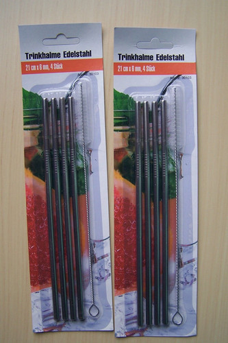 Trinkhalme metall 2 x - 2, 4