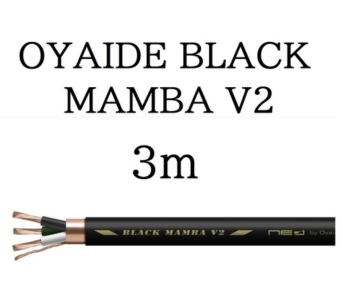 Oyaide black mamba audio - black,