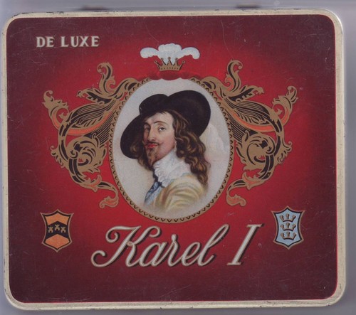 Alte blechdose karel - blechdose, i